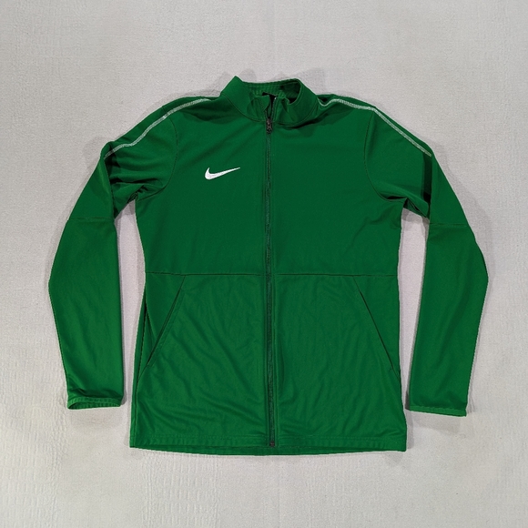 Nike Other - Nike Sweater Mens Large Green Dri-Fit Full Zip Jumper Activewear Golfing
